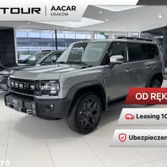 Szary Jetour T2 w salonie AACAR Kraków. Sprawdź atrakcyjną ofertę: leasing 101% i ubezpieczenie 1zł. Jetour T2 cena już od ręki!