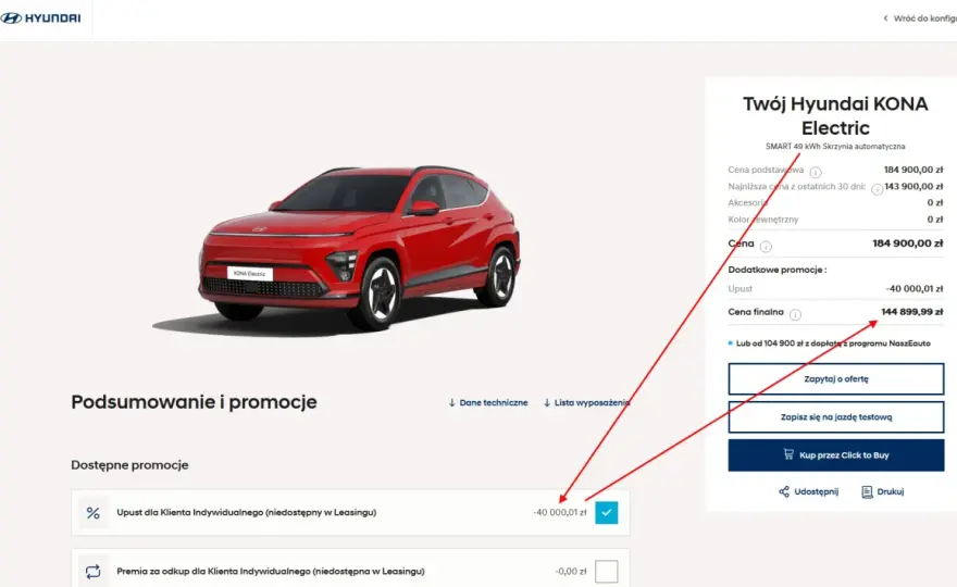 Hyundai Kona Electric - zasięg, ładowanie i ceny w Polsce