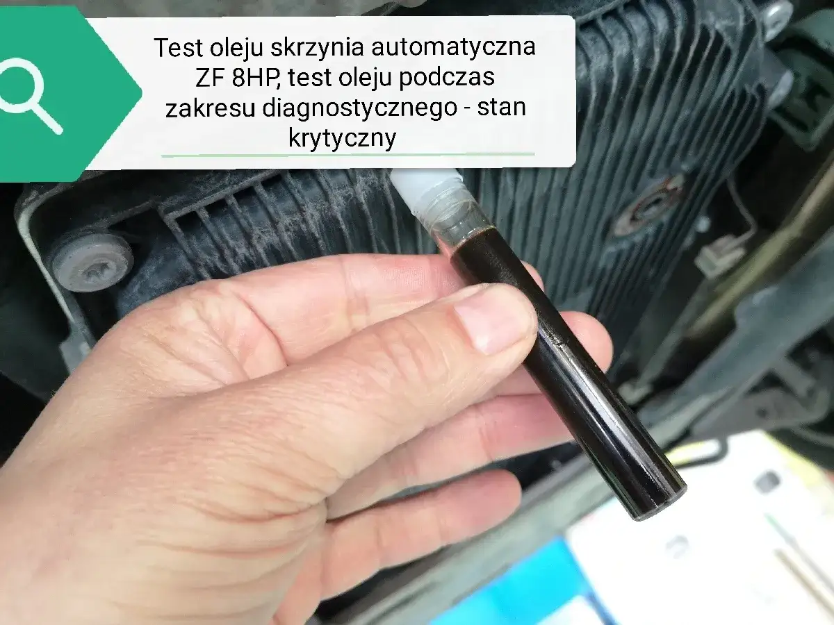 Test oleju skrzyni automatycznej ZF 8HP. Sprawdź, co ile wymiana oleju w skrzyni automatycznej jest konieczna, by uniknąć krytycznego stanu.