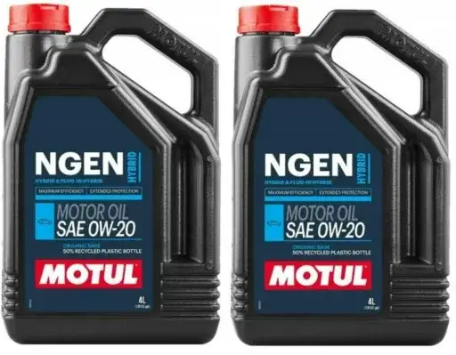 Motul 0W-20 różne serie butelki