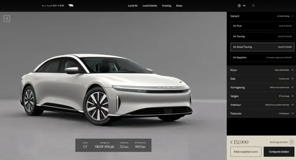 Lucid Air Grand Touring - zasięg, osiągi i luksus w jednej limuzynie